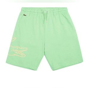 Nwt Lacoste Liamone Big Croc Fleece Shorts